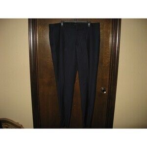 Mens ZeGarie Modern Fit Trousers Slacks Pants Navy Blue Size 42 NWT $585 MSRP